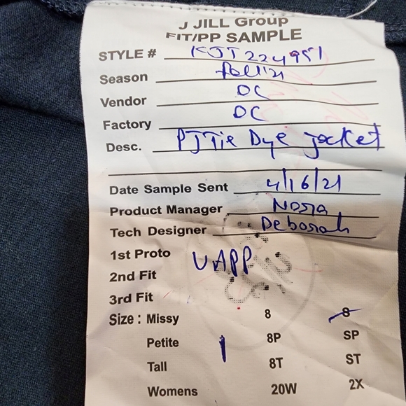 J. Jill Sample one of a kind extremely soft cardigan Oversized Size Small - Picture 11 of 15